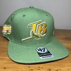 Tampa Bay Devil Rays ‘47 Brand Green Retro Captain Sure Shot Snapback Hat Cap