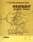 Vintage Genuine Original Assembly Manual Heathkit Electronic Clock GC-1005 VGC