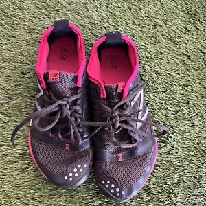 New Balance Minimus Womens 10 Black Pink Barefoot Trail Running Minimalist Shoes