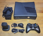 Microsoft Xbox 360 S 4GB Black Console Bundle Oem Controller Working And Clean!