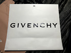 Givenchy 100% AUTHENTIC white luxury paper shopping bags 21.5