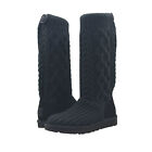 Women's Shoes UGG CLASSIC CARDI CABLED KNIT Boots 1146010 BLACK