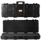 VEVOR Rifle Case Rifle Hard Case 42 inch with 3 Layers Fully-protective Foams