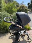 Mima Xari Stroller Black with Champagne Chassis