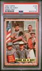 1962 Topps Babe Ruth as Boy Special #135 Geen Tint Yankees Graded PSA 3 VG