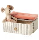 New Maileg Dancing Mouse in a Daybed Retired Version NIB