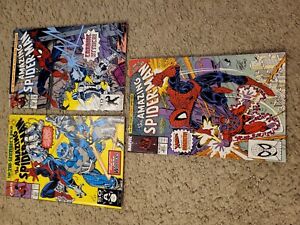 3 lot Amazing Spider-Man 327, 351, 359 Marvel Comics Magneto 