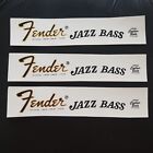 Waterslide Transfer Jazz Bass Guitar Headstock Logo Decal Sticker 3PCS
