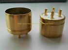 2x 4pin Tube Socket 845 tube Gold Plated Ceramic Chassis