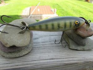 New ListingVintage Wooden Spinner Minnow Freshwater Unbranded Fishing Lure 3 - 5/8