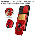 For Samsung Galaxy S23 S22 S21 S20 FE Ultra Card Holder Ring Stand Case Cover