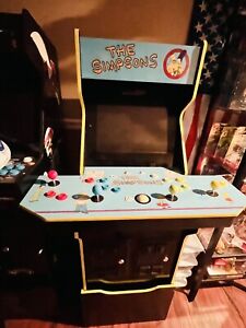 The Simpsons Arcade1Up + Riser  4-Player Arcade Machine Konami Pre-Assembled