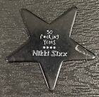 MOTLEY CRUE  /  30 YEARS / NIKKI SIXX /  STAR PROMO GUITAR PICK