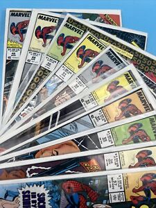 (10) Web of Spiderman Comics Lot Issues: 48, 49, 50, 51, 52, 53, 54, 55, 56, 57