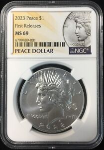 2023 NGC MS69 PEACE Silver Dollar FIRST RELEASES