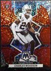 2022 Mosaic Football Red Sparkle Charles Woodson Raiders #120 SP NM-MT
