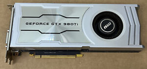 MSI NVIDIA GeForce GTX 980 Ti 6GB GDDR5 Dedicated VRAM Graphics Card