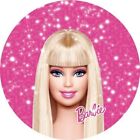 Round Backdrop Cover Pink Princess Barbie Background Birthday Party Decorations