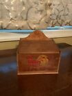 Vintage Rooster Recipe Receipt Box.