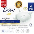Dove Original Deep Moisturizing Beauty Bar Soap, Gentle Clean, 3.75 oz (4 Bars)