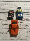 Disney Pixar Cars 1:55 Lot Of 3 Max Schnell Snot Rod With Flames Floyd Mulvihill