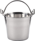 Stainless Steel Pail, 1-Quart, Silver