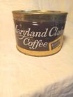 Rare Vntg. 1950's Maryland Club Coffee Can, Duncan Foods Co. , w Lid- Nice!