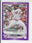 New Listing2022 Topps Series 2 Purple Parallel Joan Adon Rc #360 Nationals Meijer