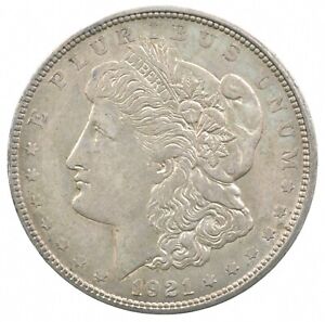 1921 Morgan Silver Dollar - Last Year Issue 90% $1 Bullion *455