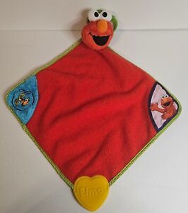 Munchkin Elmo Sesame Street Lovey Plush Teething Fleece Baby Blanket Red 12
