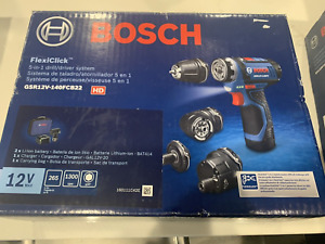 Bosch GSR12V-140FCB22 12v Max FlexiClick 5-in-1 Drill/Driver System