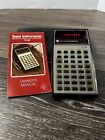 Vintage 1976 Texas Instrument Calculator TI-30 Tested & Works w/ Case And Manual