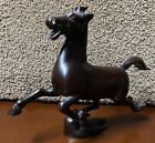 vintage bronze horse sculpture Japan