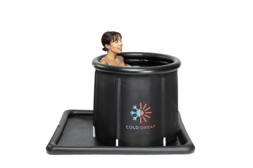 Ice Bath Tub for sport recovery Portable Ice Bath Plunge w/ cover Cold Sweat