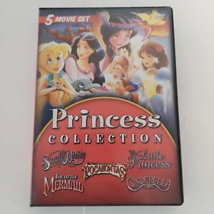 DISNEY DVD Princess Collection (DVD, 2009) Cinderella Pocahontas Snow White +