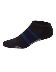 Hanes Low Cut Socks 3-Pack Men's X-Temp Compression Cool Comfort Black sz 6-12