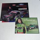 (2) Danica Patrick INDY Hailie Deegan FORD PERF TRUCK NASCAR signed 8x10 photos