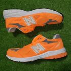 New Balance 990 Shoes KJ990ORG Youth 6.5 Womens 8 Neon Orange Gray