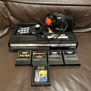 Coleco Vision (Model 2400) Console  5 Games And Controller ( Action)  Untested