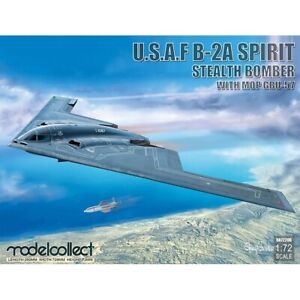 Modelcollect #UA72206 1/72 USAF B-2A Spirit Stealth Bomber with Mop GBU-57