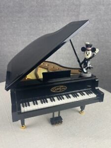 disney swing time piano music box w/dancing mickey mouse