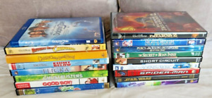 LOT of 17 DISNEY & Other CLASSIC Kids Movies on DVD/Blu-Ray, Pre-Owned, VGUC