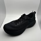 Hoka One One Mens Bondi 8 1127955 BBLC Black Running Shoes Sneakers Size 10.5 D
