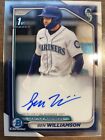 New Listing2024 Bowman Chrome Ben Williamson 1st Autograph Auto Seattle Mariners CPA-BWI