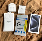 New ListingApple iPhone 15 Pro Max - 512 GB (Unlocked) Blue Titanium GIFT BUNDLE