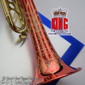 Vintage King H. N. White Liberty Trumpet Player Red Lacquer Wow