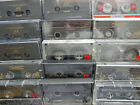 Lot of 32 Pre-Recorded and Blank Audio Cassette Tapes, Sold as Blanks