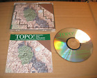 TOPO Map Software Yosemite Mammoth Central Sierra Wilderness (1997) EX Cond