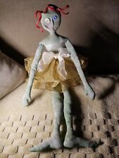 Zombie Ballerina Art doll OOAK one of a kind sits or can stand with assistance