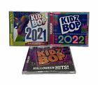 KIDZ BOP Kids Music CD’s Year 2021, 2022 & Halloween Hits Gently Used Lot Of 3